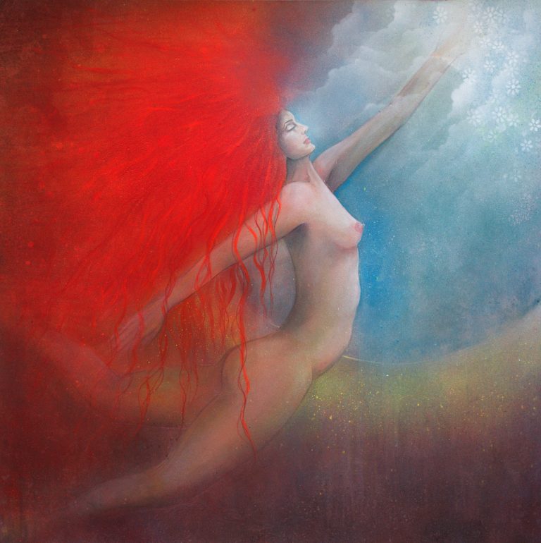 acrylic painting on canvas 100x100. Available prints